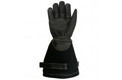 China EN659 Structural Firefighter Gloves Long Cuff With Reflective Tape supplier