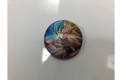 China 5.8*5.8cm PET 3D Lenticular Anime Button Badge For Bag supplier