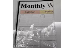 China Personalization Add Personal Dates Custom Wall Calendar Paper End Month December supplier