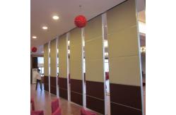 China Sound Proof Operable Folding Partition Walls for Ballroom / Hotel 85 mm Thickness supplier
