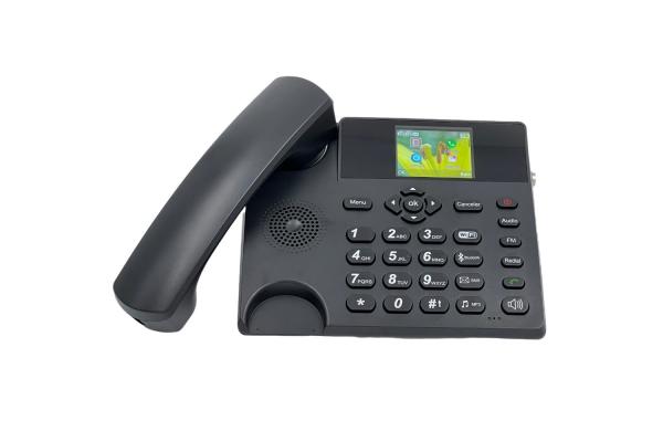 LTE Fixed Wireless Phone With Hotspot Alarm Clock FM Radio