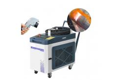 China 9mm Spot Diameter Handheld Laser Cleaning Machine Cooling Method Air supplier