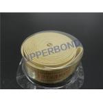 Customized Format Garniture Tape 21 * 3100 MM Yellow Conveyor Belt