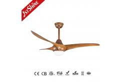China 52'' 3 Blade Bladeless Energy Saving Consumption LED Ceiling Fan and Lighting Solution supplier