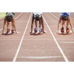 Synthetic Eco Sports Flooring Red Playgroud All Weather Running Track Surface for sale