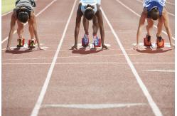 China Synthetic Eco Sports Flooring Red Playgroud All Weather Running Track Surface supplier