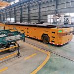 Battery Operated 100T Heavy Duty Transfer Cart For Automatic Industrial Workshop for sale