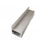 Smooth Aluminium Door Profiles for Glass Door Silver Anodized High Hardness Of Paint Film for sale