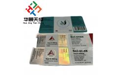 China White Single Side Printing 10ml Vial Labels for Vials and Packing supplier