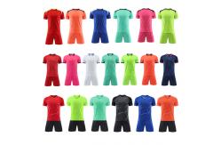 China Long Sleeve Plain Soccer Jerseys in Lightweight Polyester Optimal Comfort and Ventilation supplier