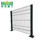 Outdoor Security PVC Green Coating 3d Welded Wire Mesh Fence Panel Bending Curved Perimeter Fence for sale