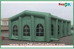 China Customized Large Inflatable Camping Tent , Oxford cloth / pvc tarpaulin Cube Tent supplier