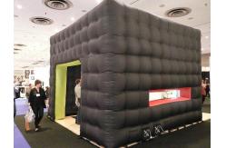 China Black cube exhibition tent inflatable supplier