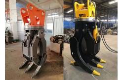 China 6-8T Excavator Attachments Hydraulic Grapple For Grabbing Log Stone supplier