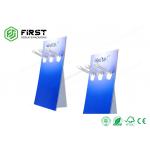 Custom CDU Recyclable Retail Cardboard Counter Stand Table Display With Pegs Hooks