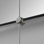 Display Glass Clamps Hardware Accessories For Hanging Display Systems for sale