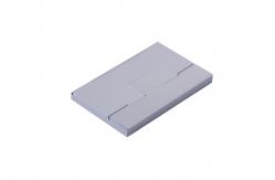 China Slim Metal Metal Card Case / Business Card Holder With Snap Closure supplier