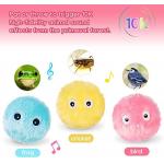 Fluffy Plush Kitten Catnip Automatic Cat Ball Fun Toys For Cat Exercise