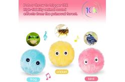China Fluffy Plush Kitten Catnip Automatic Cat Ball Fun Toys For Cat Exercise supplier
