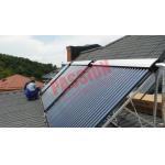 High Efficiency Evacuated Heat Pipe Solar Collector 20 Tubes Heating Collector for sale