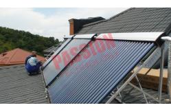 China High Efficiency Evacuated Heat Pipe Solar Collector 20 Tubes Heating Collector supplier