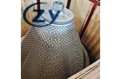 China Polished Lubricity Perforated Mesh Metal Sheet Paint For Centrifugals Sieve supplier