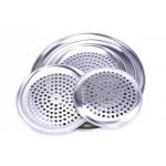 15mm Deep Round Type Perforated Aluminum Alloy Pizza Baking Tray 8 9 10 12 for sale