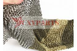 China Chrome Plate Ring Mesh Curtain In Chainmail supplier