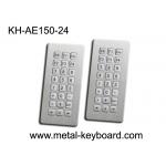 Top panel mounting 24 Keys Stainless Steel Keyboard Industrial Waterproof for sale