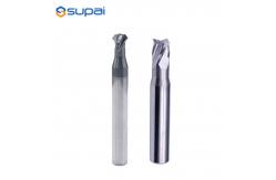 China Tungsten Carbide Back Chamfer End Mill 4 Flute Coated 60 Degree supplier