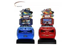 China Customizable Kids Car Racing Game Simulator Machine With 26 Inch Screen supplier