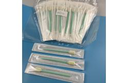 China Round Rectangle Head Medical Sterile Foam Tip Swabs Individual Pack supplier