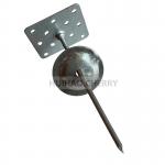 1 Perforated Tape GI Steel Insulation Anchor Pins with Soft  Annealed Wire Nail for sale