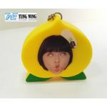 Funny Cute Yellow Music Keychain Key Chain ABS 3Pcs Battery
