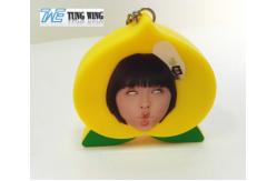 China Funny Cute Yellow Music Keychain Key Chain ABS 3Pcs Battery supplier