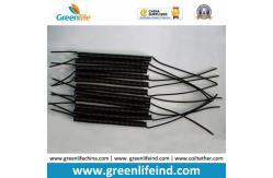 China Double 90degree Weld 120MM Length Plastic Spring Black Bungee Cords supplier