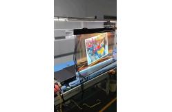 China 55'' 30'' Self Emission Capacitive Touch Display PCAP Table Stand Transparent OLED Signage supplier