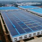 Rixin Color Steel Tile Roof Bifacial Solar Panels PERC 10MBB grade A Solar Panel System for sale
