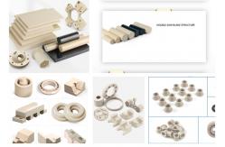 China Custom Machined Peek Components for Aerospace Semiconductor and Food Processing Industries supplier