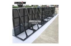 China Folding Steel Concert Crowd Control Barriers With Gate Can Across People supplier