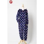 Super Soft  printed Adult hoodie plush Onesie breathable footed pajamas Family Sleepwear OEM for sale