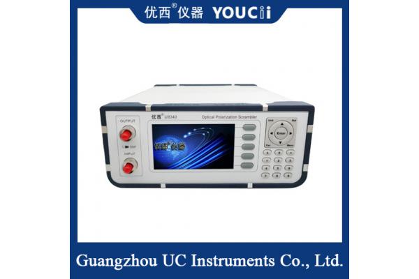 Desktop Motorized Polarization Scrambler Wavelength Range Of 1200 ~ 1610nm