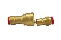 China CNC Machining 3/8 Inch Brass Male Quick Connector supplier