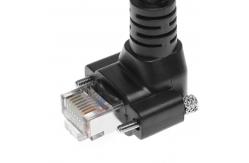China Alvin's Vertical Screw Lock CAT6a GigE Cable for Industrial Cameras supplier