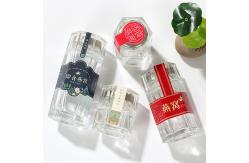 China Hexagonal Bird Nest Bottle , 60ml / 80ml / 100ml Glass Food Preserve Jars supplier