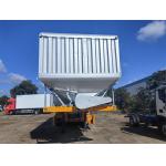 60cbm large auger bulk animal feed powder bulk feed transport trailer truck