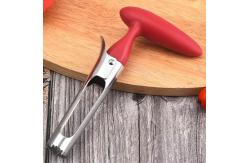 China Easy To Use Red Apple Corer Remover Stainless Steel supplier