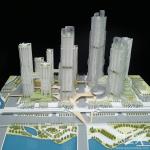 3D Modern Architecture Model Scale Miniature Building CAUPD 1/500 for sale