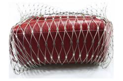 China Flexible Stainless Steel Rope Mesh Anti-theft Bag For Backpack Protector supplier