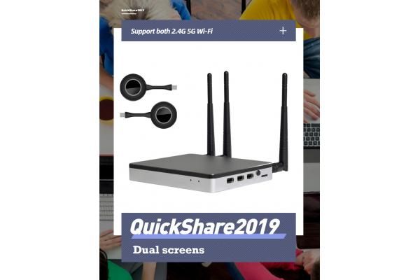 Android7.1 Wireless Presentation Box , UHD Hdmi Transmitter And Receiver